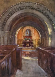 Interior, Elkstone Church